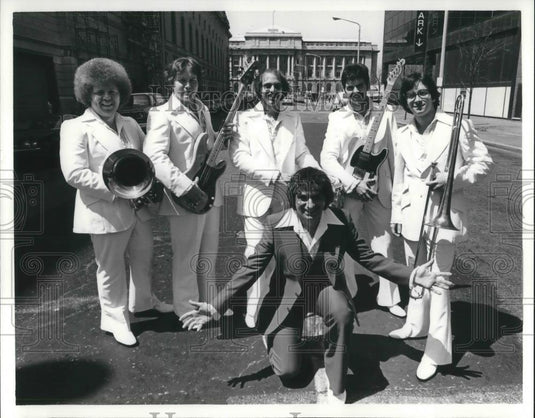 1980 Press Photo Sir Bently and the Street People Band Dale Schmidt Bob Bowman - Historic Images