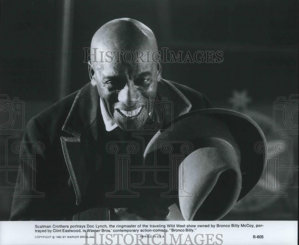 1980 Press Photo Scatman Crothers in Bronco Billy - cvp01985 - Historic Images
