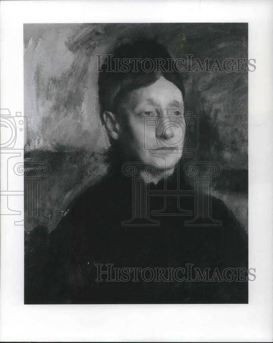 1960 Press Photo Edgar Degas Portrait of Signora Montejasi-Cecerale Oil Canvas - Historic Images