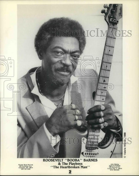 1994 Press Photo Roosevelt Booba Barnes & The Playboys - cvp14646 - Historic Images