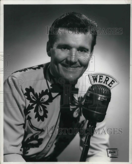 Press Photo Tom Edwards on WERE - Historic Images
