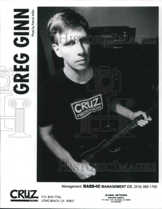 1994 Press Photo Greg Ginn Punk Rock Jazz Singer Songwriter Guitarist - Historic Images