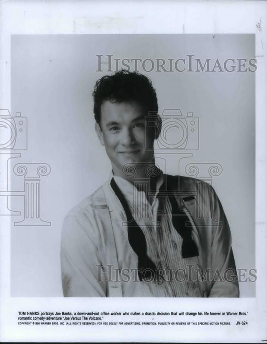 1990 Press Photo Tom Hanks as Joe Banks in Joe Versus the Volcano - cvp18187 - Historic Images