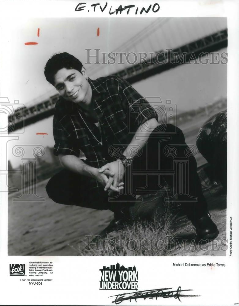 1994 Press Photo Michael DeLorenzo in New York Undercover - cvp04400 - Historic Images