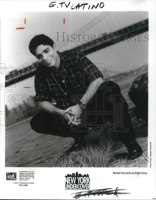 1994 Press Photo Michael DeLorenzo in New York Undercover - cvp04400 - Historic Images