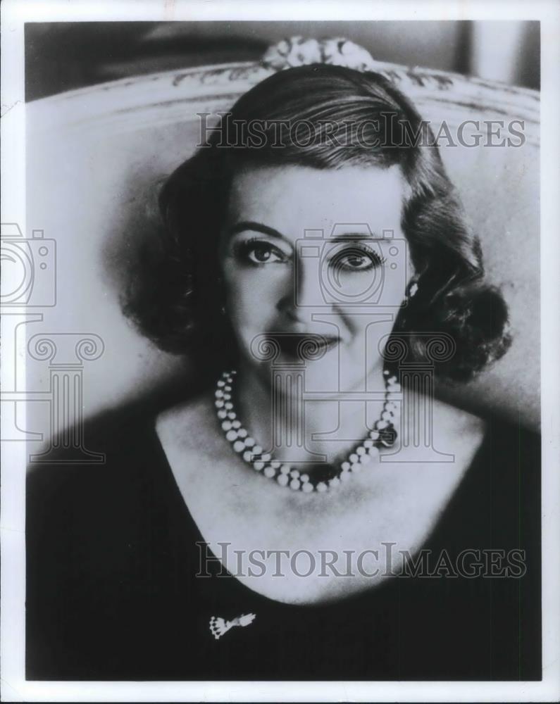 1981 Press Photo Bette Davis Actress - cvp01625 - Historic Images