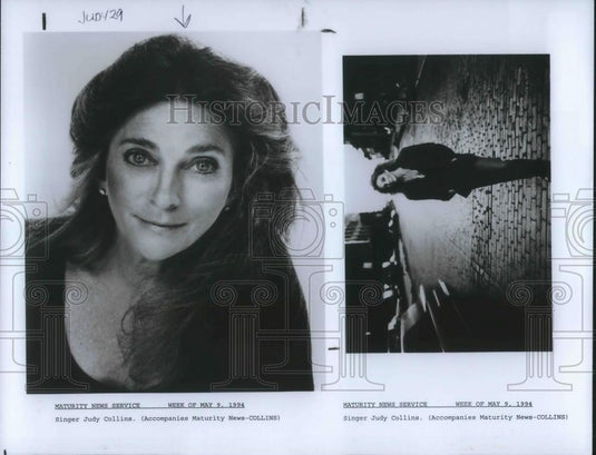 1994 Press Photo Judy Collins Folk Rock Singer Songwriter Musician - cvp02782 - Historic Images