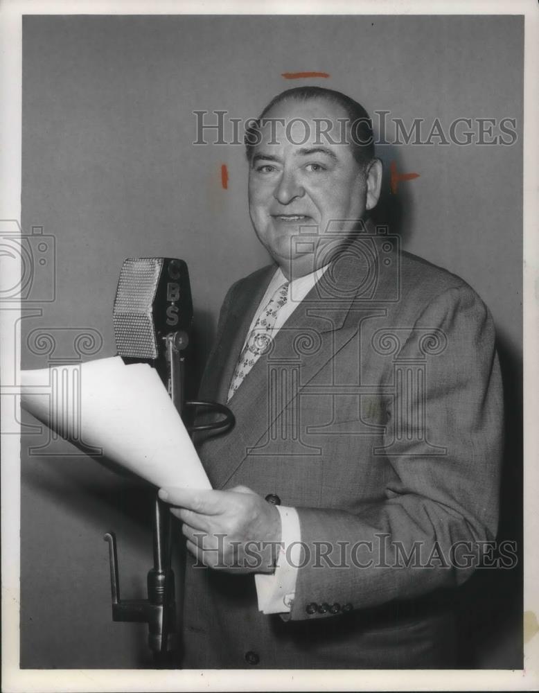 1954 Press Photo Edward Arnold Actor - cvp14135 - Historic Images