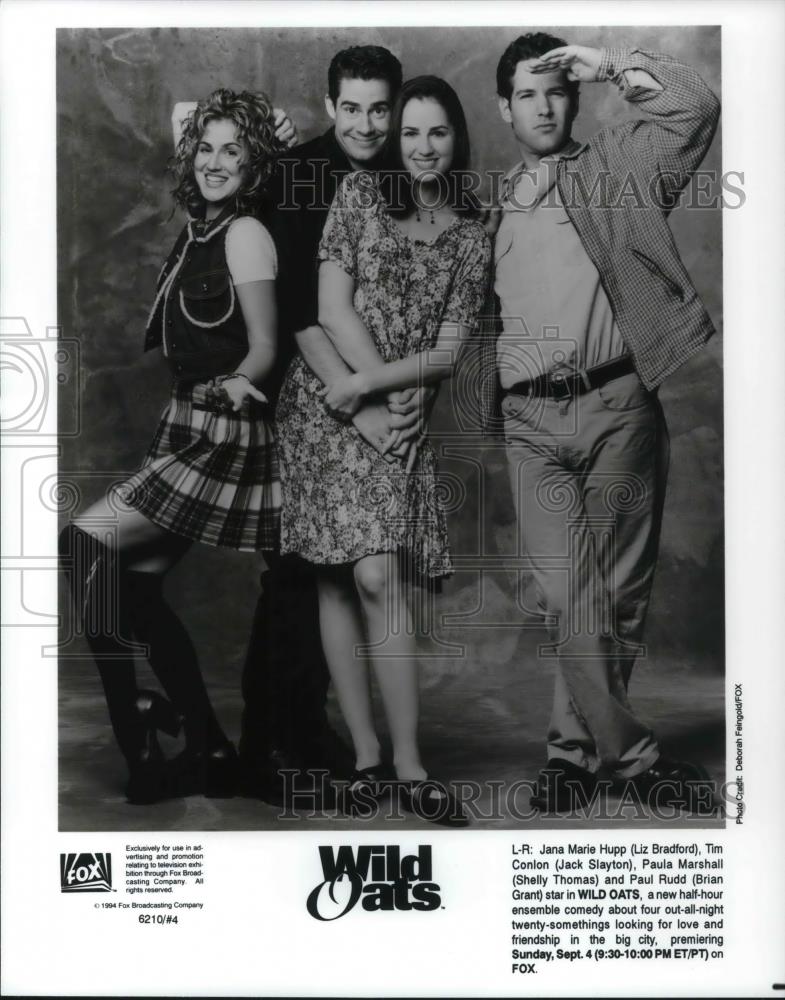 1994 Press Photo Liz Bradford, Jack Slayton, Shelly Thomas, Brian in Wild Oats - Historic Images