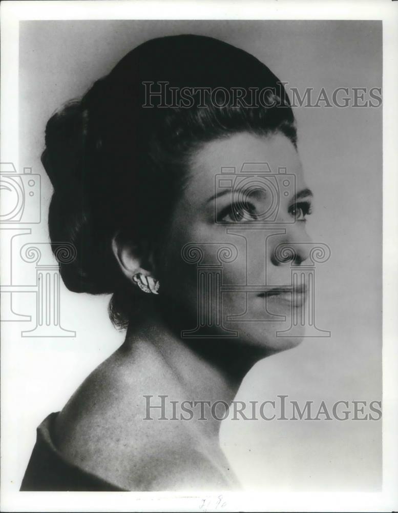 1981 Press Photo Janet Alcorn Soprano in Madame Butterfly at Cleveland Opera - Historic Images