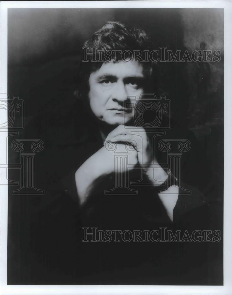 1993 Press Photo Johnny Cash Country Music Singer Songwriter Musician - Historic Images