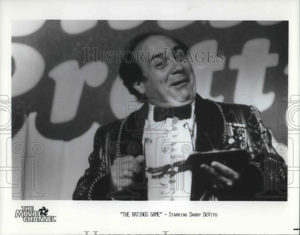 1985 Press Photo Danny DeVito in The Ratings Game - cvp02960 - Historic Images