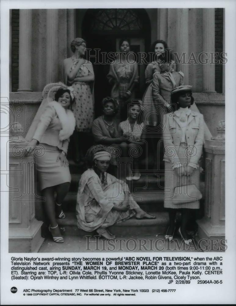 1989 Press Photo ABC Presents The Women of Brewster Place - Historic Images