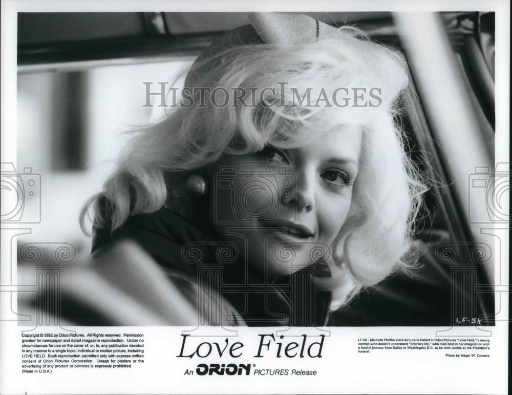 1982 Press Photo Michele Pheiffer in Love Field - cvp18492 - Historic Images