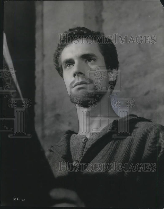 1961 Press Photo Bradford Dillman in St Francis of Assisi - cvp03230 - Historic Images