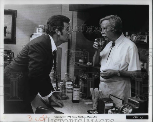 1972 Press Photo James Garner Arthur O'Connell They Only Kill Their Masters - Historic Images
