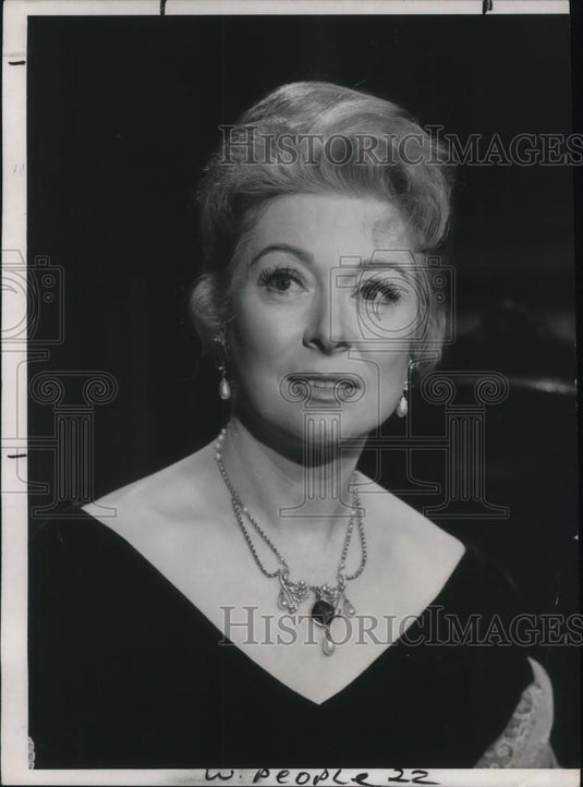 1981 Press Photo Greer Garson in The Invincible Mr Disraeli - cvp12127 - Historic Images