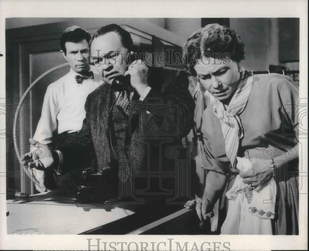 1959 Press Photo Edward G Robinson &amp; Thelma Ritter in A Hole in the Head - Historic Images