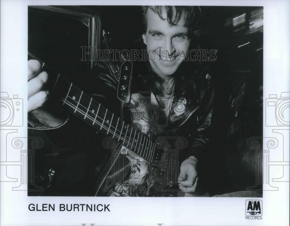 1987 Press Photo Glen Burtnick Rock Singer Songwriter Guitarist for the Styx - Historic Images