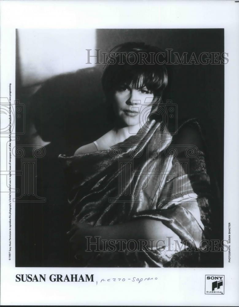 1997 Press Photo Susan Graham Mezzo Soprano Opera Singer - cvp13360 - Historic Images