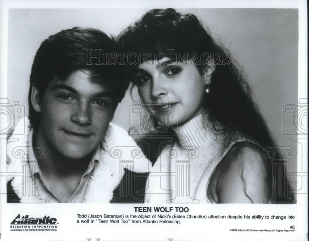 1987 Press Photo Jason Bateman &amp; Estee Chandler in Teen Wolf Too - cvp09089 - Historic Images