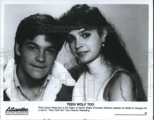 1987 Press Photo Jason Bateman & Estee Chandler in Teen Wolf Too - cvp09089 - Historic Images