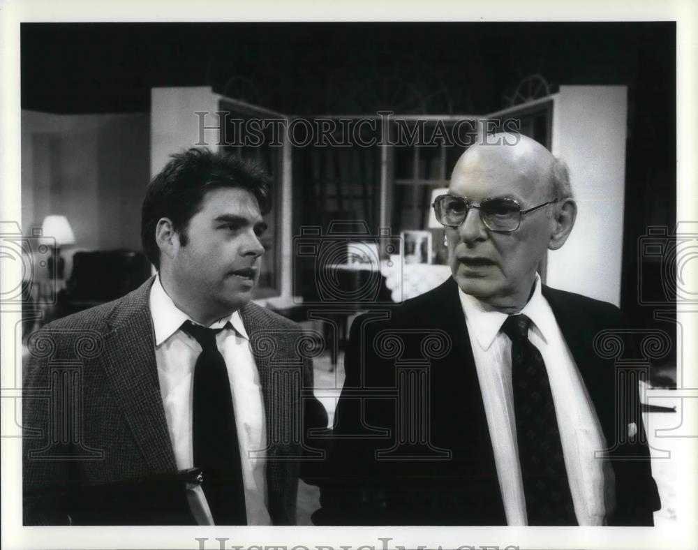 1990 Press Photo Tim Champion and Mel Gerseny star in The Cocktail Hour - Historic Images