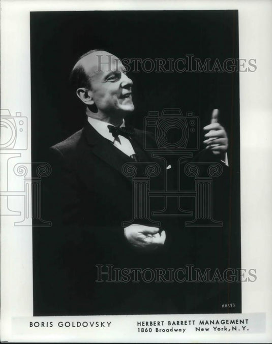 1982 Press Photo Boris Goldorsky - cvp18307 - Historic Images