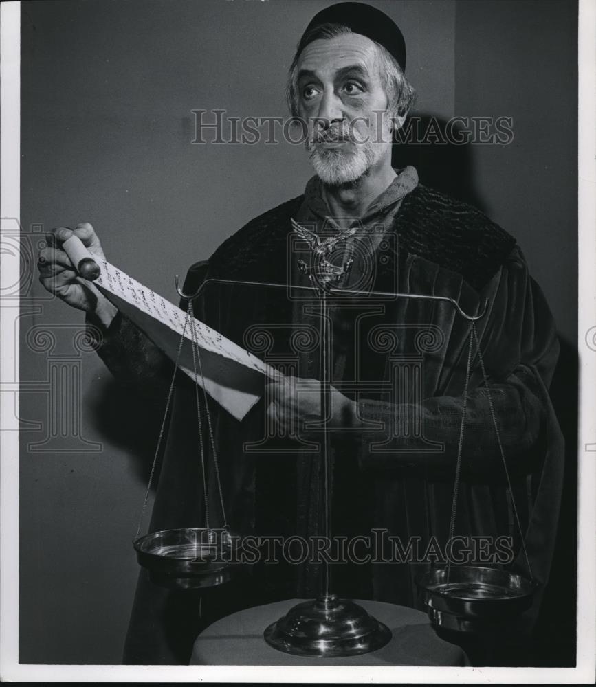 1970 Press Photo Robert Allman in Shylock Great Lakes Shakespeare Festival - Historic Images