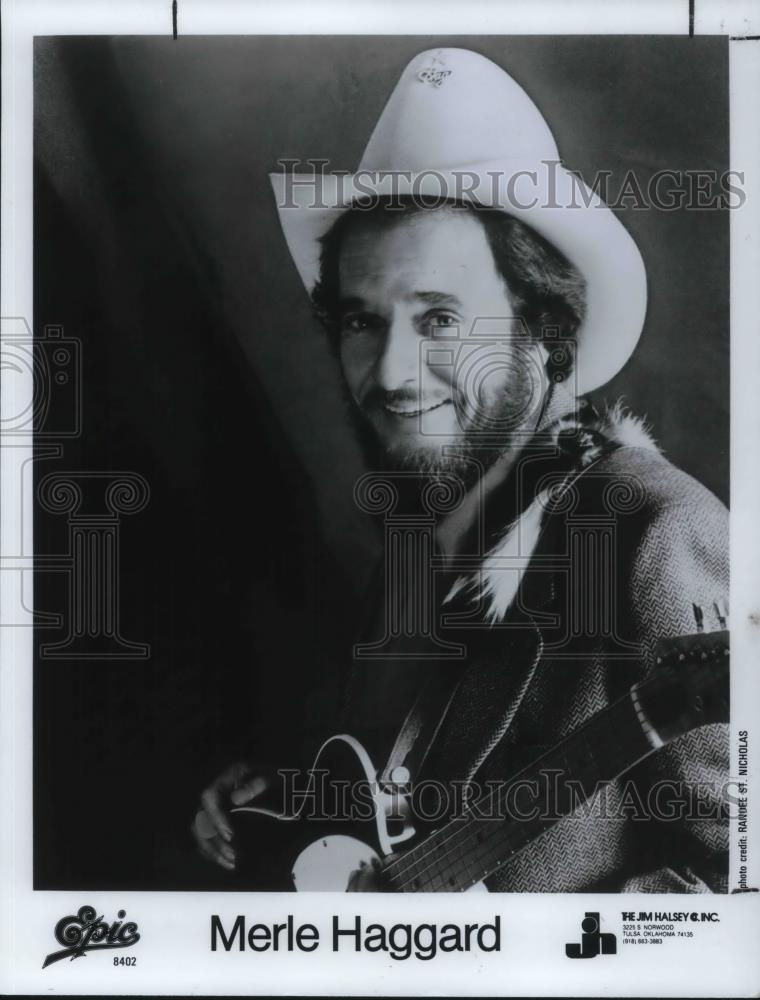 1985 Press Photo Merle Haggard - cvp17831 - Historic Images
