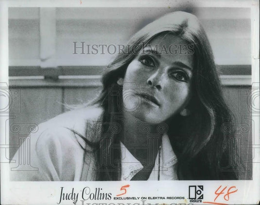 Press Photo Judy Collins Folk Rock Singer Songwriter Musician - cvp02781 - Historic Images