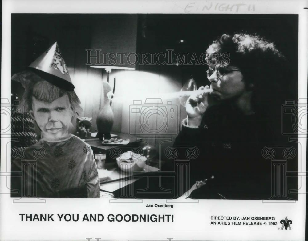 1992 Press Photo Jan Oxenberg in Thank you &amp; goodnight - cvp10081 - Historic Images