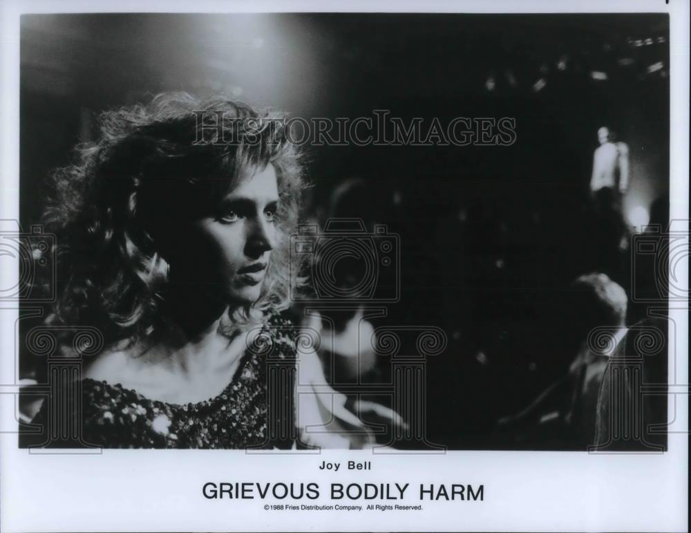 1988 Press Photo Joy Bell in Grievous Bodily Harm - cvp15192 - Historic Images
