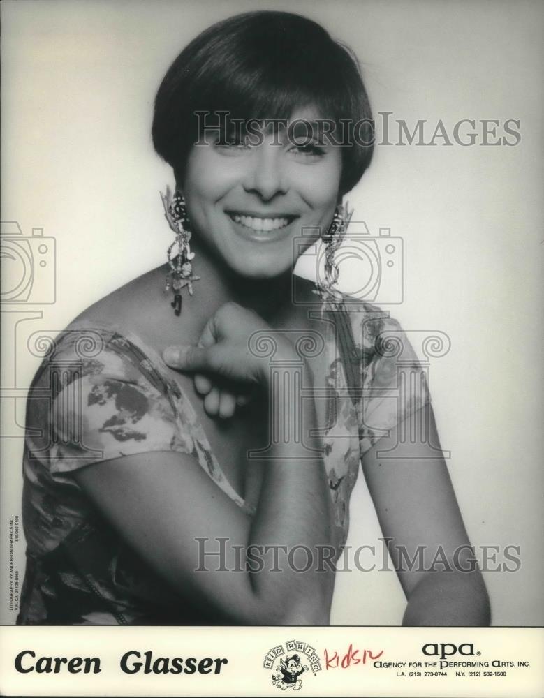 1992 Press Photo Caren Glasser Children&#39;s Music Singer Songwriter - cvp13997 - Historic Images