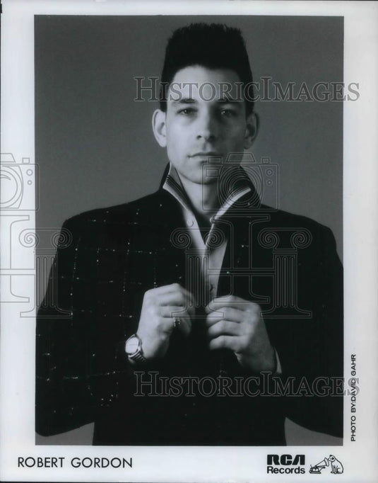 1984 Press Photo Robert Gordon Rockabilly Country Singer and Actor - cvp17383 - Historic Images