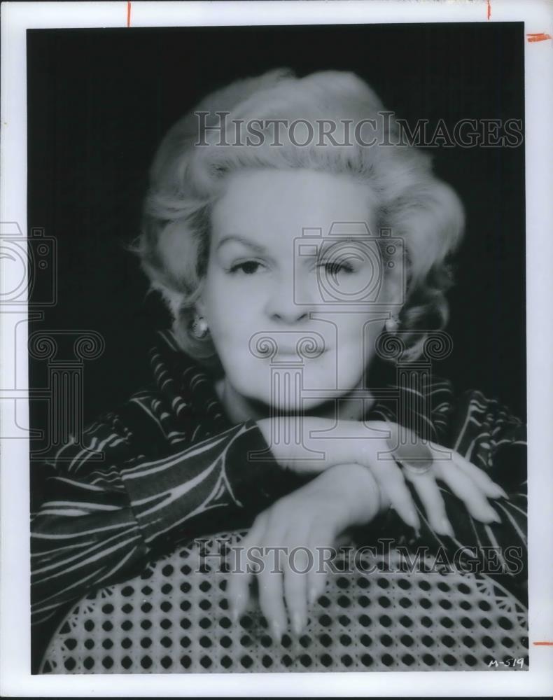 1975 Press Photo Maureen Forrester Operatic Contralto Opera Singer - cvp13465 - Historic Images