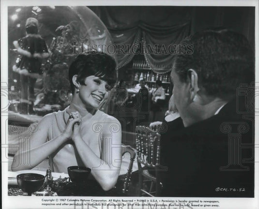 1967 Press Photo Beverly Adams& Bruce Benton in Torture Garden - cvp08144 - Historic Images