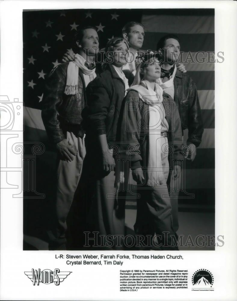 1993 Press Photo Cast of Wings - cvp19716 - Historic Images