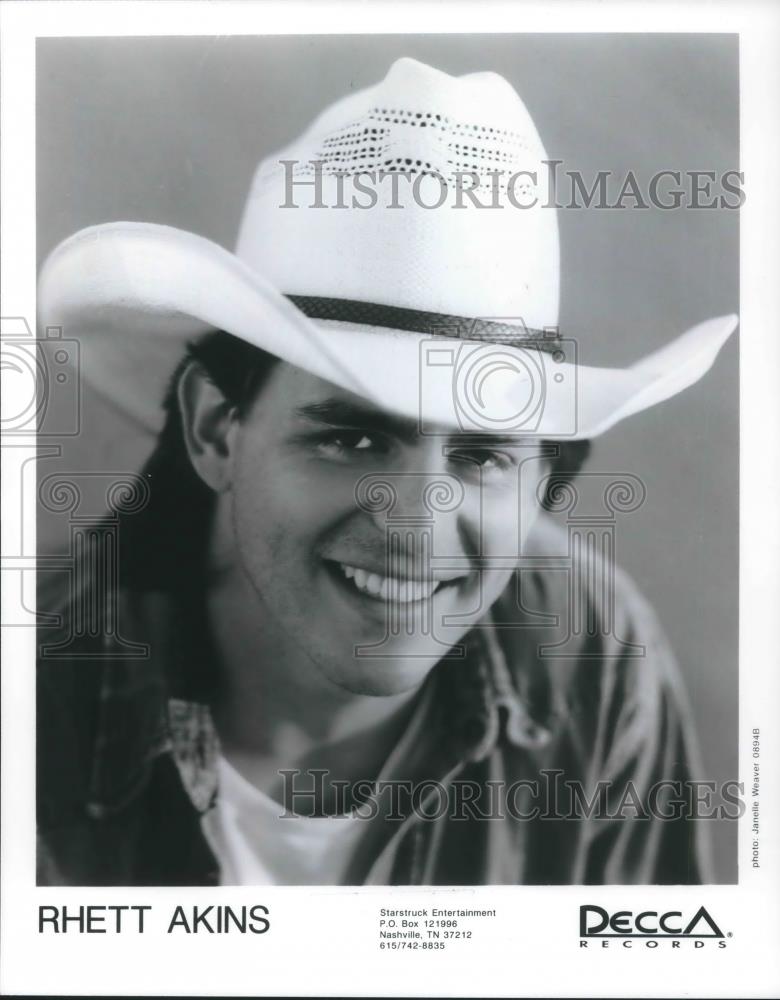 1994 Press Photo Rhett Akins Country Music Singer Songwriter - cvp14369 - Historic Images