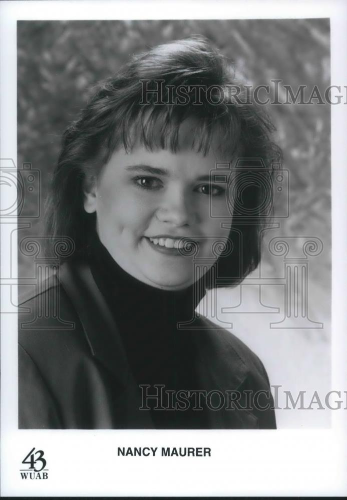 Press Photo Nancy Maurer WUAB Channel 43 TV Cleveland - cvp11326 - Historic Images