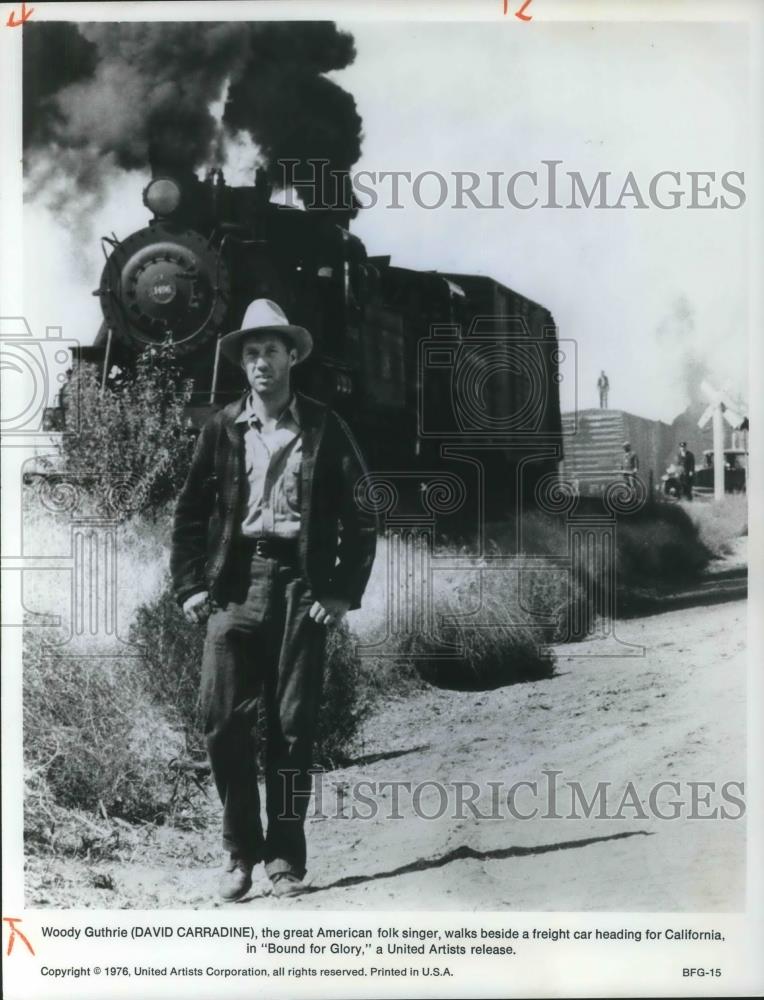 1977 Press Photo David Carradine in Bound for Glory - cvp07766 - Historic Images