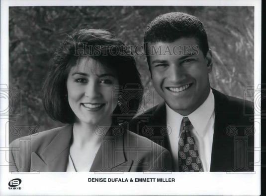 Press Photo Denise Dufala & Emmett Miller - cvp12362 - Historic Images