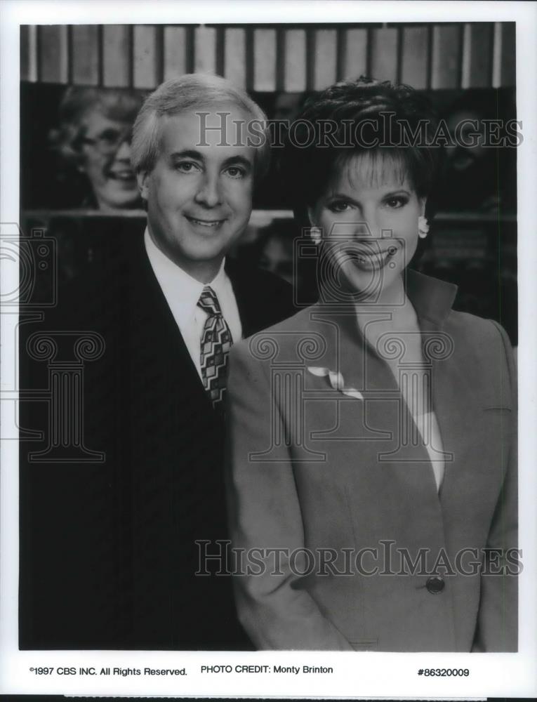 1997 Press Photo Peter Funt and Lorraine Crook host Candid Camera Across America - Historic Images