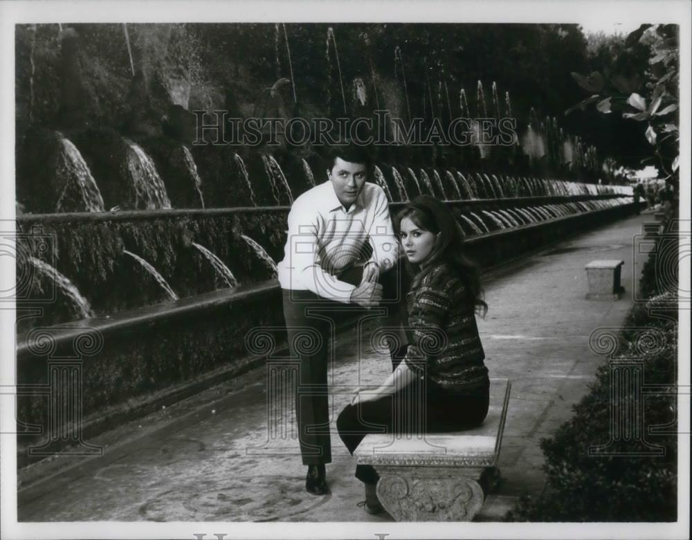 Press Photo James Darren and Danielle Demetz in Gidget Goes to Rome - cvp12296 - Historic Images