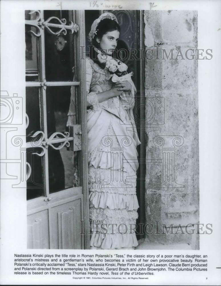 1981 Press Photo Nastassia Kinski in Tess of the Urbervilles - cvp09952 - Historic Images