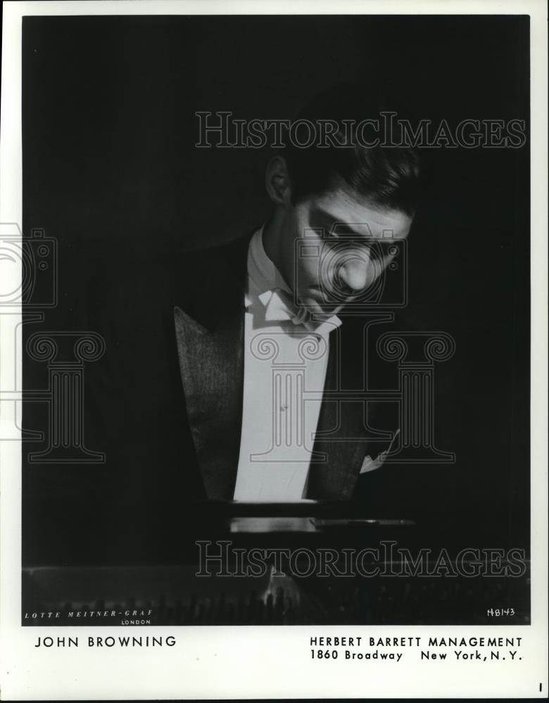 1979 Press Photo John Browning Classical Concert Pianist - cvp01154 - Historic Images