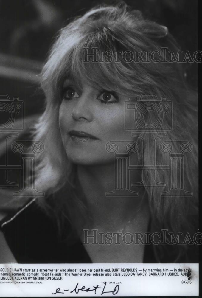 1982 Press Photo Goldie Hawn in Best Friends - cvp16521 - Historic Images