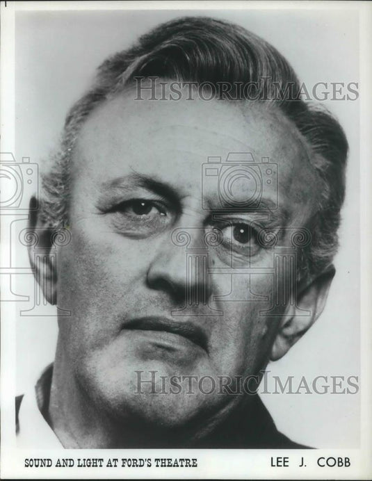 1970 Press Photo Lee J. Cobb in Sound and Light - cvp04305 - Historic Images