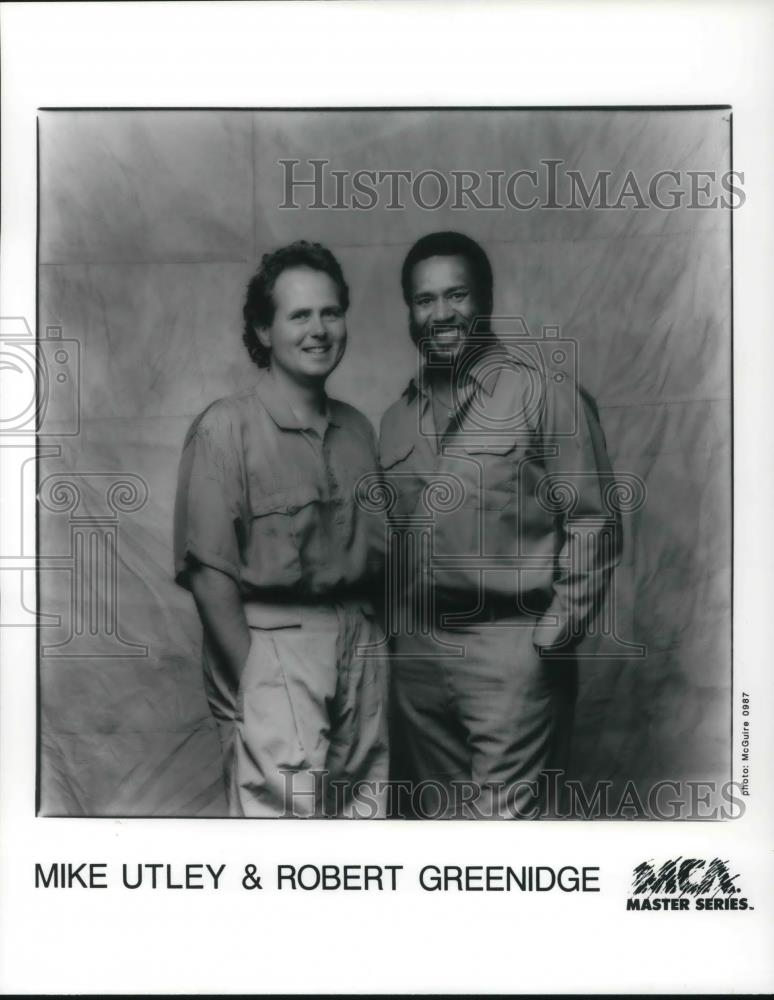 1997 Press Photo Robert Greenidge MIke Utley Actors - cvp17231 - Historic Images