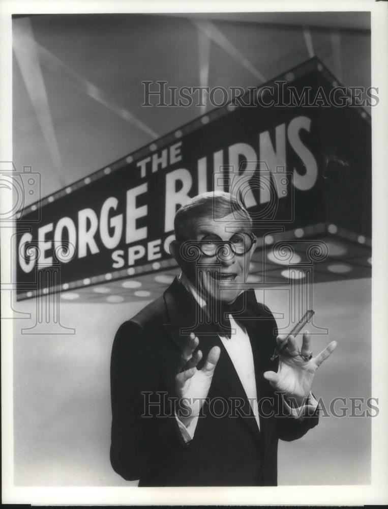 1976 Press Photo George Burns on The George Burns Special - cvp11428 - Historic Images